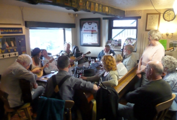 Music session at the Station Inn